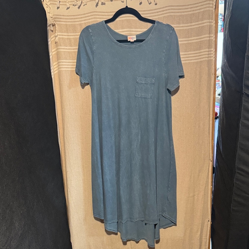 LuLaRoe Blue High Low Dress